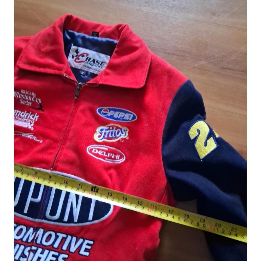 Vintage Nwot Chase Authentics‎ Motorcycle Racing Full Zip Dupont Jacket - Picture 7 of 8